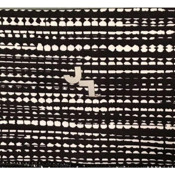 JoyLab Women's Leggings XS Extra Small Striped Bla - Picture 10 of 11